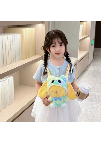 Peluş Karikatür Sırt Çantası Kız Sevimli Hayvan Omuz Askılı Çanta Ebeveyn-Çocuk Prenses Hediye Çantası (Yurt Dışından) fırsatları