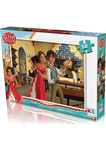 KS Games Nessiworld Ks Elena Avalor 50 Parça Puzzle