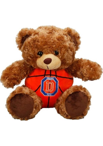 Nessiworld Dinamo Basketbol Topu Gövdeli Oturan Peluş Ayı 30 Cm.