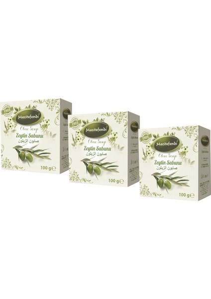 Zeytin Yağlı Sabun 100 Gr 3 ' Lü