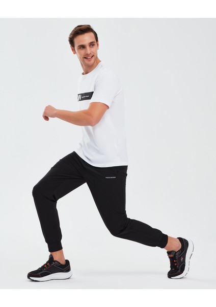 M Micro Collection Side Zipped Jogger Erkek Eşofman Siyah
