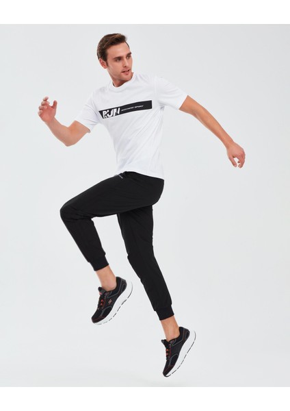 M Micro Collection Side Zipped Jogger Erkek Eşofman Siyah