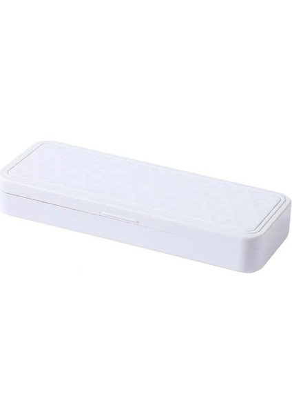 Beyaz Stil Kalem Kutusu Organizatör Taşınabilir Plastik Kırtasiye Kutusu Çift Katmanlı Kalem Kutusu Kalem Kutusu Öğrenci Kırtasiye Kalem Kutusu Kalem Kutusu (Yurt Dışından)