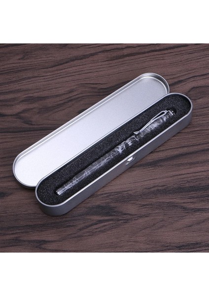 Gümüş Teneke Kalem Kutusu Kalem Saklama Kutusu Kırtasiye Organizatör Okul Ofis Kullanımı (Yurt Dışından)