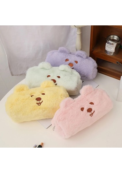 Pp Tarzı 1 Adet Kawaii Kalem Kutusu Büyük Peluş Ayı Okul Kalem Kutusu Kırtasiye Ayı Sevimli Kalem Kutusu Kızlar Için Kalem Çantaları (Yurt Dışından) modelleri