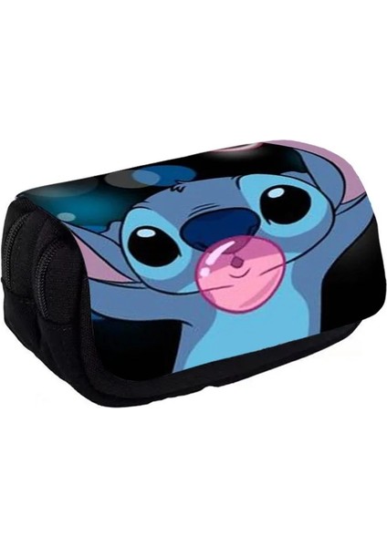 Lavanta Tarzı Lilo ve Stitch Tema Stilleri Kalem Kutusu Naylon Okul Kalem Kutusu Çocuk Okul Malzemeleri Kırtasiye Komple Kiti Okul Çantası (Yurt Dışından)