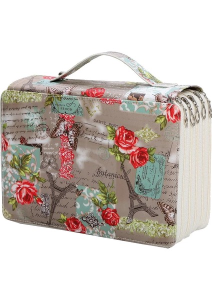 Pembe Tarzı Sevimli Kalem Okul Çantası Yuvaları Kırtasiye Ofis Kalem Kutusu Kızlar Için Büyük Kapasiteli Kalem Çanta Organizatör Kutusu Malzemeleri (Yurt Dışından)