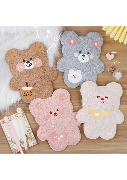 No.4 Stili Kawaii Kalem Kutusu Peluş Kalem Kutuları Okul Malzemeleri Ayı Trousse Scolaire Taşınabilir Kore Kalem Kutusu Kırtasiye Sevimli Kalem Çantaları (Yurt Dışından) fiyatları