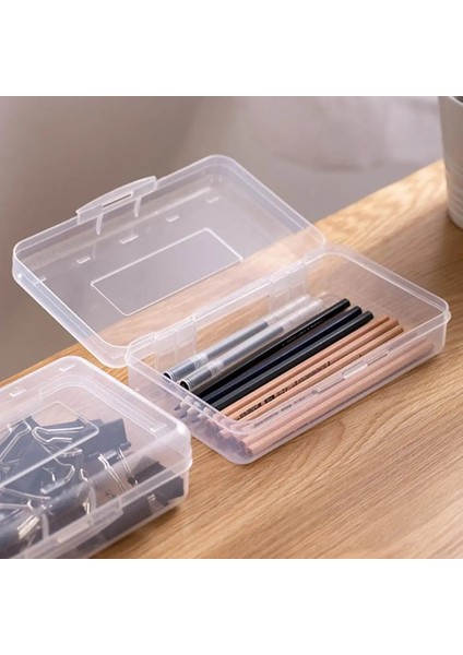 Sarı Stil Kalem Kutusu Büyük Şeffaf Çocuk Kalem Kutusu Anti-Kirli Kırtasiye Kutusu Saydam Görünüm Kalem Saklama Kutusu Ev Için (Yurt Dışından) fiyatları