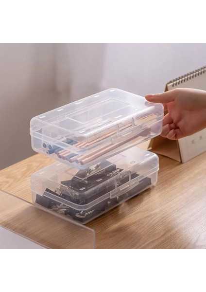 Sarı Stil Kalem Kutusu Büyük Şeffaf Çocuk Kalem Kutusu Anti-Kirli Kırtasiye Kutusu Saydam Görünüm Kalem Saklama Kutusu Ev Için (Yurt Dışından) indirimleri