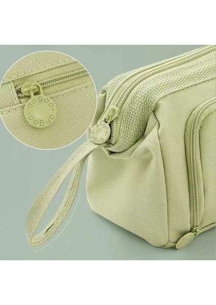 Mor Tarzı Angoo Sevimli Kalem Kutusu Özel Macaron Renk Yan Pencere Tuval Büyük Kalem Çantası Kalem Kutusu Saklama Çantası Öğrenci Okul Kırtasiye (Yurt Dışından) fırsatları