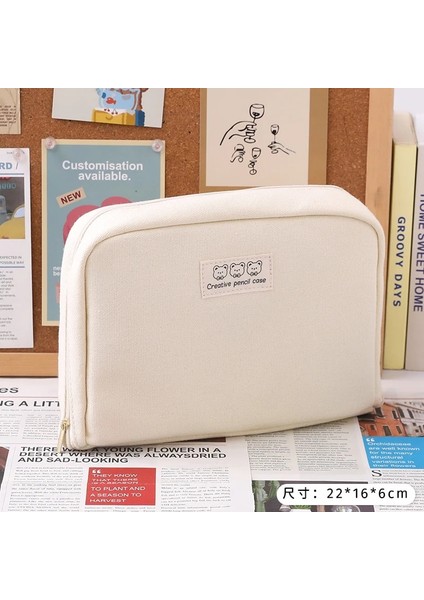 No.4 Stili Kızlar Için Kalem Kutuları Sevimli Kalem Kutusu Estuches Escolares Büyük Kapasiteli Okul Malzemeleri Trousse Kore Kırtasiye Kalem Kutusu (Yurt Dışından)