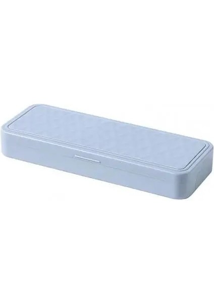 Gri Tarzı Öğrenci Için Kırtasiye Kutusu Çift Katmanlı Büyük Kapasiteli Taşınabilir Çift Katmanlı Kalem Kutusu Kutusu (Yurt Dışından)