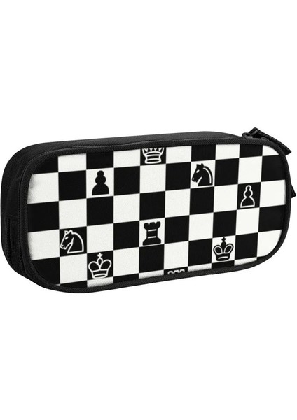 No.1 Stili Moda Satranç Sevimli Kalem Kutusu Erkek Kızlar Büyük Kapasiteli Satranç Tahtası Oyunu Kalem Kutusu Öğrencileri Kırtasiye (Yurt Dışından)