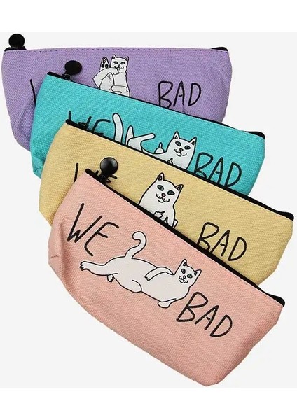 Bej Tarzı 1 Adet Büyük Kapasiteli Tuval Kalem Kutusu Sevimli Kawaii Kedi Kalem Çantası Kalem Kutusu Ofis Okul Malzemeleri Kırtasiye Hediye (Yurt Dışından) modelleri