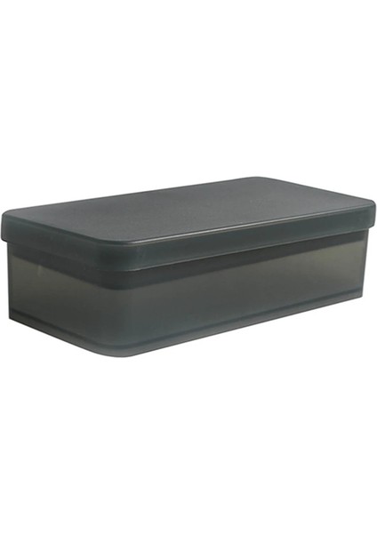 Bk Tarzı 2 Katmanlı Plastik Kırtasiye Kutusu Basit Şeffaf Beyaz Siyah Renk Buzlu Öğrenci Ofis Saklama Kutusu Kalem Kutusu Kalem Çantaları (Yurt Dışından)