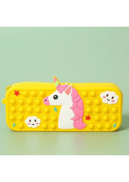 Bifeng Shop NO.531 Tarzı Lolede Sevimli Unicorn Dekompresyon Kalem Kutusu Kawaii Kalem Kutusu Öğrenci Kalem Çantası Cartable Scolaire Fille Kırtasiye Okul Öğeleri (Yurt Dışından)