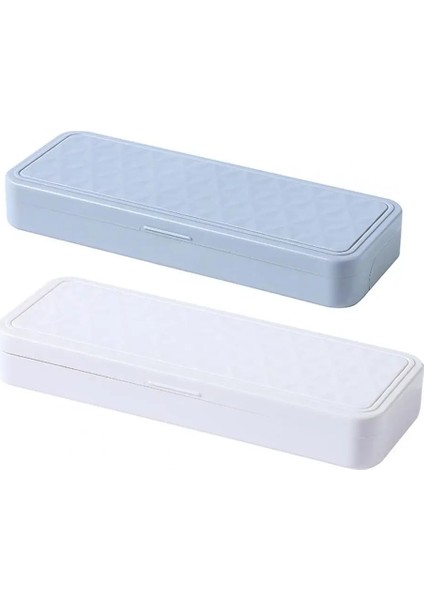 Beyaz Stil Öğrenci Için Kırtasiye Kutusu Çift Katmanlı Büyük Kapasiteli Taşınabilir Çift Katmanlı Kalem Kutusu Kutusu (Yurt Dışından) indirimleri
