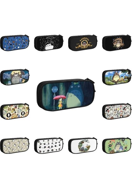 No.11 Tarzı Komşum Totoro Sevimli Kalem Kutuları Kız Erkek Büyük Kapasiteli Stüdyo Ghibli Anime Hayao Miyazaki Kalem Çantası Öğrencileri Kırtasiye (Yurt Dışından) fiyatları