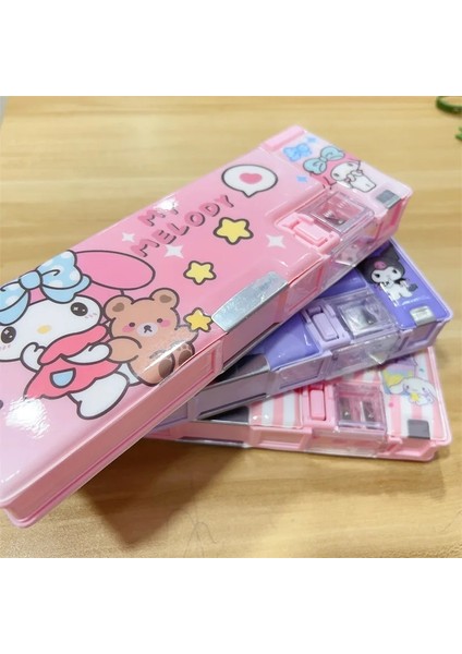 C Tarzı Sanrio Kuromamoroll Büyük Kapasiteli Su Geçirmez Kalem Kutusu Kauçuk Kalem Saklama Kutusu Öğrenci Kırtasiye Seti (Yurt Dışından) modelleri