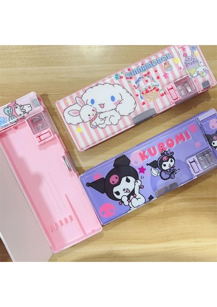 C Tarzı Sanrio Kuromamoroll Büyük Kapasiteli Su Geçirmez Kalem Kutusu Kauçuk Kalem Saklama Kutusu Öğrenci Kırtasiye Seti (Yurt Dışından) fırsatları