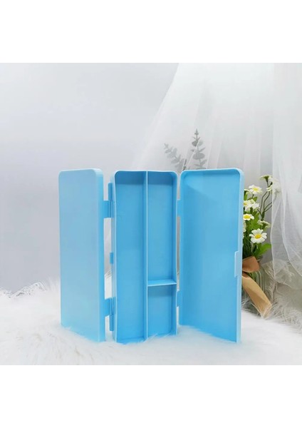 Beyaz Stil Kalem Kutusu Çift Katmanlar Katı Mat Büyük Depolama Plastik Erkek Kız Öğrenciler Kalem Kırtasiye Organizatör Vaka Öğrenci Malzemeleri (Yurt Dışından) indirimleri