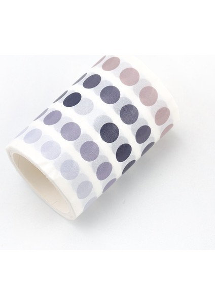 No.1 Tarzı Temel Eleman Dekoratif Yapışkan Bant Nokta Maskeleme Washi Bant Diy Scrapbooking Sticker Etiket Japon Kırtasiye (Yurt Dışından)