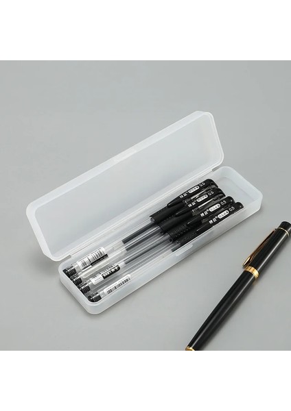 Mavi Stil Çok Fonksiyonlu Küçük Boy Kırtasiye Plastik Kalem Kutusu Saydam Buzlu Kalem Kutusu Öğrenci Depolama Kalem Kutusu Kalem Kutusu (Yurt Dışından) modelleri