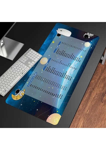 No.4 Stili Yeni Masaüstü Büyük Mouse Pad Öğrenci Masa Pedi Basit Kaymaz Lastik Pedi Sevimli Mouse Pad Klavye Masa Mat 525* (Yurt Dışından) modelleri