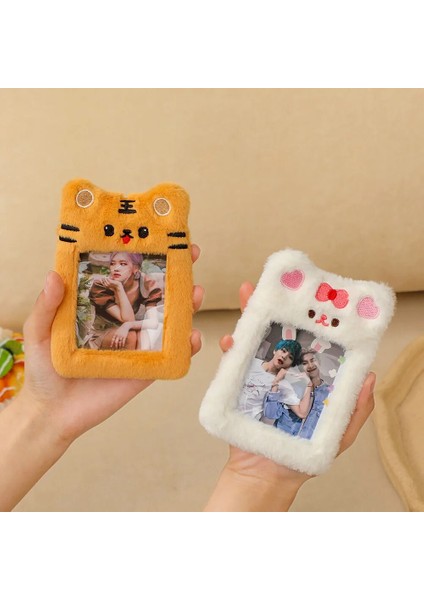 Ayı-Beyaz Tarzı Skysonıc 3 Inç Peluş Kpop Tutucu Sevimli Ayı Idol Kartpostallar Saklama Kartı Çanta Polaroid Toplamak Organizatör Okul Çantası Kolye (Yurt Dışından) modelleri