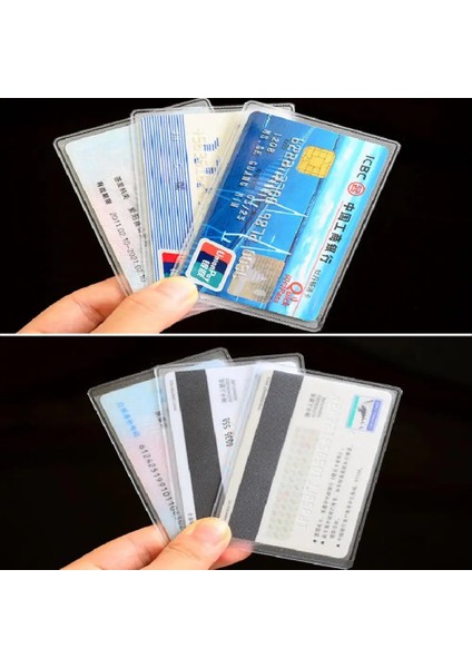 Kırmızı Stil Vc Kimlik Kartı Tutucu Lastik Koruyucu Kart Kılıfı Öğrenci Kredi Kartı Kartvizit Kapağını Korumak Şeffaf Koruyucu Kapak (Yurt Dışından) modelleri