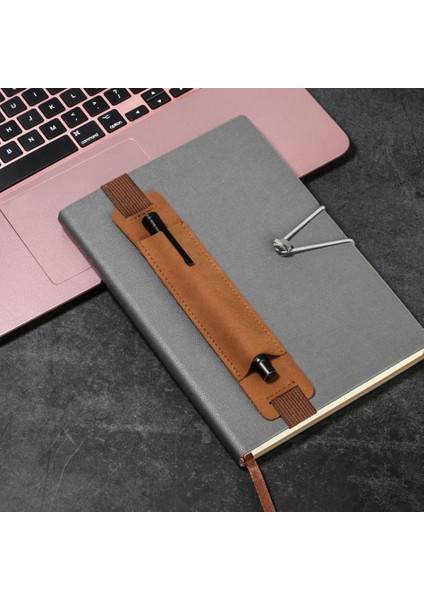 B-Kahverengi Tarzı 1 Adet Vintage Pu Deri Kalem Kutusu Kitap Dizüstü Lastik Bant Kalem Klipsi Taşınabilir Ofis Toplantı Dizüstü Kalem Tutucu Kalem Kutusu (Yurt Dışından) fiyatları