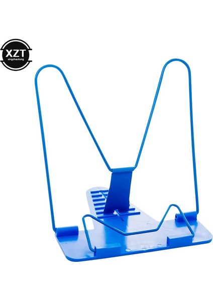 Mavi Stil Taşınabilir Bookend Standı Katlanabilir Okuma Kitap Standı Belge Tutucu Tabanı Ayarlanabilir Okuma Kitap Rafı Bookend Okuma (Yurt Dışından)