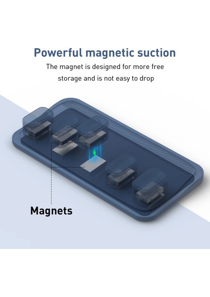 Mavi Stil 1 Paket Silikon Veri Kablosu Depolama Mıknatıs Masaüstü Kablo Yönetimi Fikstürü Kablo Düzenleyici USB Şarj Kablosu Düzenleyici (Yurt Dışından) modelleri
