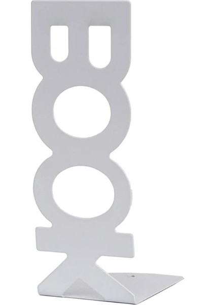 Beyaz Stil Lassic Dekoratif Kitap Ayracı Dergi Tutucu 4 Kaymaz Mats ile Şık Ayakta Kitap Ayracı Ağır Hizmet Kitap Tutucu (Yurt Dışından)