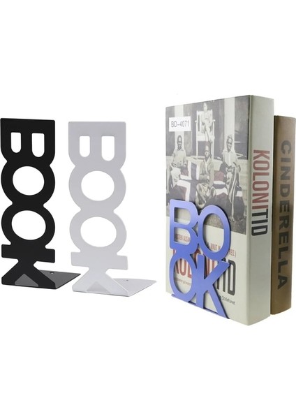 Beyaz Stil Lassic Dekoratif Kitap Ayracı Dergi Tutucu 4 Kaymaz Mats ile Şık Ayakta Kitap Ayracı Ağır Hizmet Kitap Tutucu (Yurt Dışından) modelleri