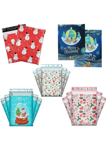 Hediye Çorap Stili Lot Poly Mailerg Bages Noel Tatili Tasarım Hediye Paketleme Torbaları Kendinden Mühürlü Posta G Zarflar (Yurt Dışından) fiyatları