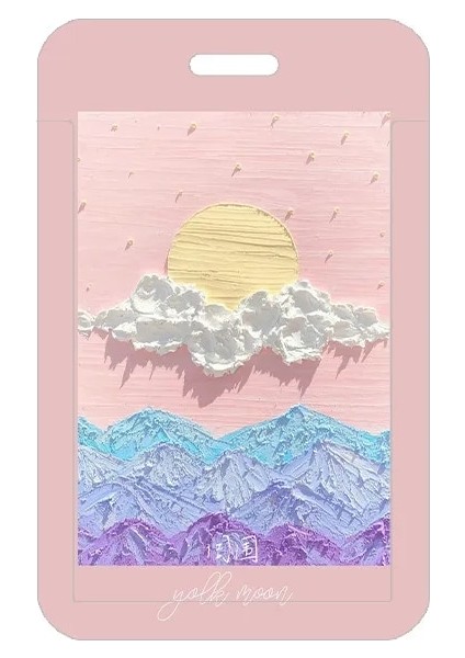 D Tarzı Tatlı Yağlıboya Tarzı Kart Sahipleri Abs Plastik Güzel Çiçekler Kart Sahibinin Icıd Kart Tutucu Taşıma Kartı Tutucu (Yurt Dışından)