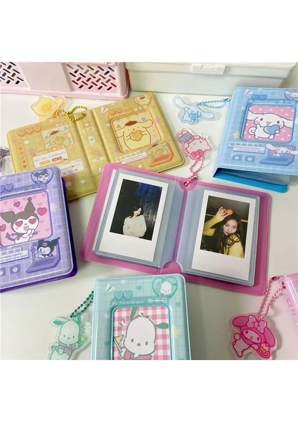 B Tarzı Yeni 3 Inç Sevimli Karikatür Depolama Fotoğraf Albümü Kore Kpop Idol Kart Tutucu Mini Kitap Toplama Kawaii Kolye Çocuklar Hediye (Yurt Dışından) modelleri