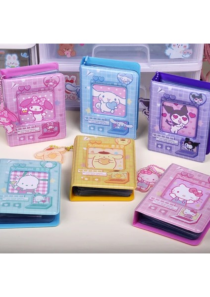 B Tarzı Yeni 3 Inç Sevimli Karikatür Depolama Fotoğraf Albümü Kore Kpop Idol Kart Tutucu Mini Kitap Toplama Kawaii Kolye Çocuklar Hediye (Yurt Dışından) fırsatları