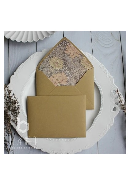 Mor Tarzı Ack x Lüks Düğün Retro Çiçek Zarfları Astarlı Avrupa Tarzı Zarf Kart Scrapbooking Hediyesi Için (Yurt Dışından)