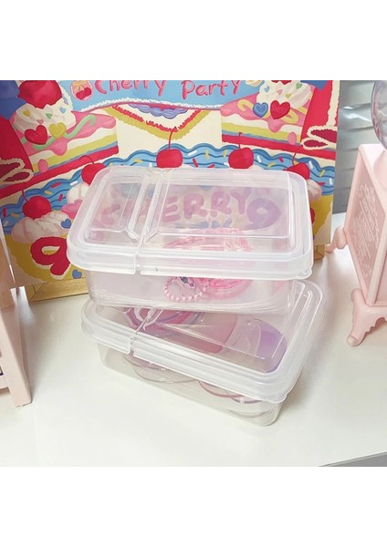 Net Stil Flip Saklama Kutusu Film Saklama Kutusu Etiket Kırtasiye Sınıflandırma Kutusu Kart Tutucu Saklama Kutusu Ins Küçük Şeffaf (Yurt Dışından) fiyatları