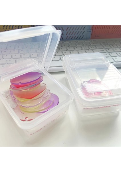 Net Stil Flip Saklama Kutusu Film Saklama Kutusu Etiket Kırtasiye Sınıflandırma Kutusu Kart Tutucu Saklama Kutusu Ins Küçük Şeffaf (Yurt Dışından) indirimleri