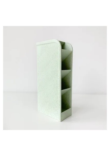 Yeşil Stil Yeni Varış Katı Coloroblique Ekleme 4 Izgara Kalemlik Yaratıcı Masa Üstü Organiser Makyaj Kalemleri Saklama Kutusu Okul Kırtasiye (Yurt Dışından)