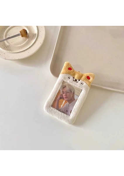 C Stili Kawaii Köpek Peluş Fotoğraflı Kart Sahibi Kredi Kımlığı Banka Kartı Otobüs Kartı Koruyucu Kılıf Fotoğraf Kollu Ekran Kolye Kırtasiye (Yurt Dışından) indirimleri
