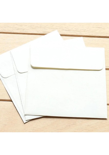 Pirinç Beyazı Tarzı 10 Adet 10*10CM Kare Renkli Şeker Küçük Zarf Dıy Renk Morsiyahyeşilkovboyusarımavipembe (Yurt Dışından)