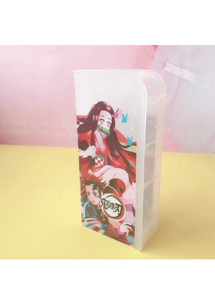 Bir Stil Iblis Avcısı Kimetsu Hiçbir Yaiba Büyük Kapasiteli Masa Kalemlik Kalem Makyaj Kutusu Kutusu Masa Üstü Organiser Kırtasiye Çocuklar Hediye (Yurt Dışından)