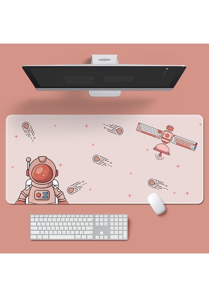 No.4 Stili Uzay Astronotlar Tavşan Mouse Pad Sevimli Karikatür Bilgisayar Klavye Pedi Kaymaz Kauçuk Taban Ofis Masaüstü Masa Mat Kadınlar Için (Yurt Dışından)