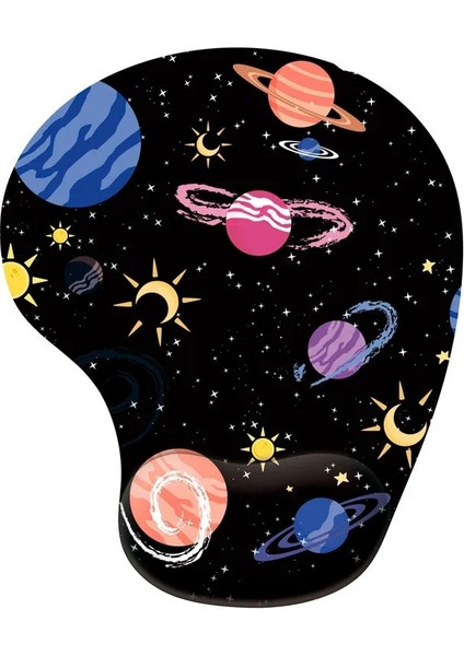 No.18 Stili Bilek Dinlenme Mouse Pad Ergonomik El Desteği Kaymaz Oyun Fareler Mat Yumuşak Rahat Mousepad Masaüstü Pc Dizüstü Bilgisayar (Yurt Dışından)