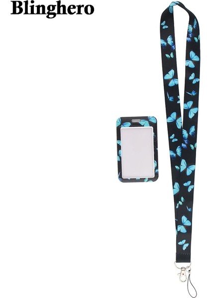 No.3 Tarzı CB072 Kelebek Yeni Moda Kimlik Rozeti Kılıf Ipi Banka Kredi Kartı Sahibinin Kimlik Kartı Tutucu Aksesuarları Okul Ofis Malzemeleri (Yurt Dışından) modelleri